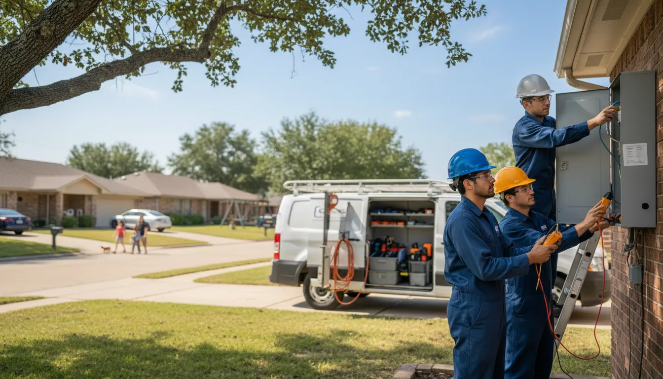 Certified electrician providing emergency electrical services in Templeton, IN